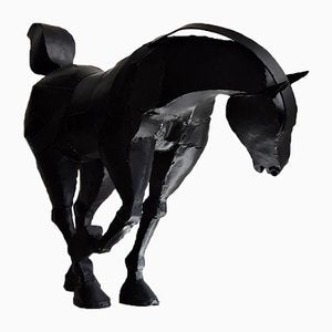 Iron Welded Horse Sculpture by Lida Boonstra, 1998-IEI-776322