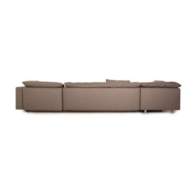 Isla Corner Sofa with Recamiere in Gray Fabric from Signet-RQW-1748525