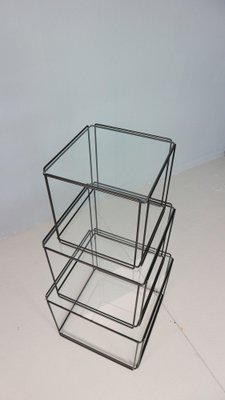 Isocele Nesting Tables by Max Sauze, 1970s, Set of 3-DT-2039405