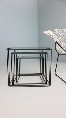 Isocele Nesting Tables by Max Sauze, 1970s, Set of 3-DT-2039405