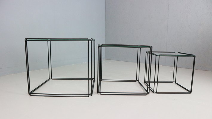 Isocele Nesting Tables by Max Sauze, 1970s, Set of 3-DT-2039405