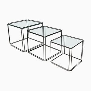 Isocele Nesting Tables by Max Sauze, 1970s, Set of 3-DT-2039405