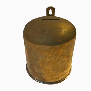 Israeli Brass Church Collection Box, 1920s-LCR-872958