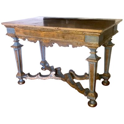 Italian 17th Century Painted and Parcel-Gilt Console Table-MBH-1031921