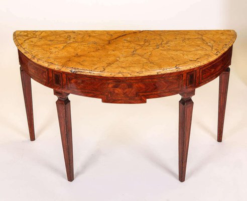 Italian 18th-Century Marquetry Console Table-MBH-1032733