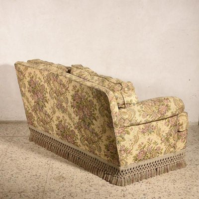 Italian 2-Seat Damask Sofa, 1980s-RAQ-739215