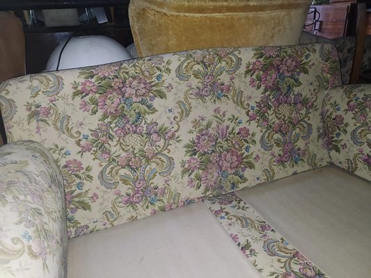 Italian 2-Seat Damask Sofa, 1980s-RAQ-739215