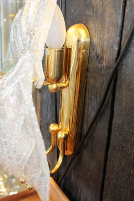 Italian 24 kt Gold-Plated Wall Light from Novaresi, 1970s-EZZ-704568