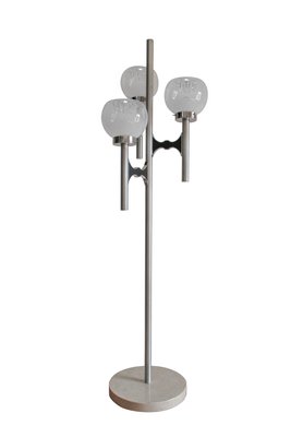 Italian 3-Light Floor Lamp by Gaetano Sciolari for Mazzega, 1970s-MTX-911165