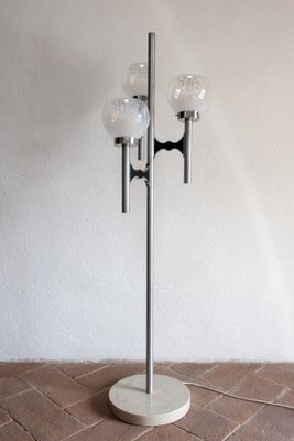 Italian 3-Light Floor Lamp by Gaetano Sciolari for Mazzega, 1970s-MTX-911165