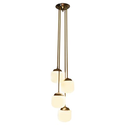 Italian 4-Light Pendant Lamp, 1970s-GXL-1181281