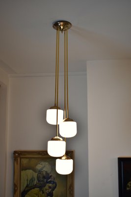 Italian 4-Light Pendant Lamp, 1970s-GXL-1181281