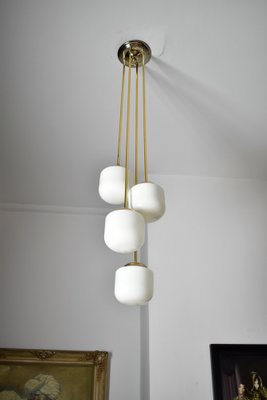 Italian 4-Light Pendant Lamp, 1970s-GXL-1181281