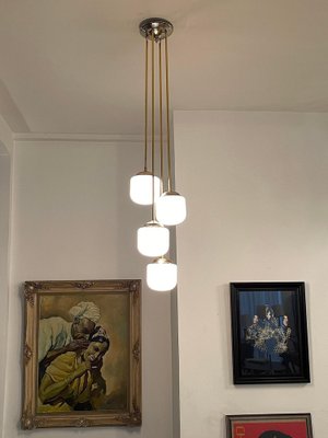 Italian 4-Light Pendant Lamp, 1970s-GXL-1181281