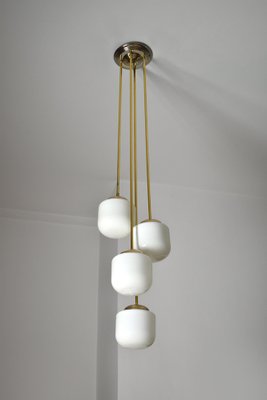 Italian 4-Light Pendant Lamp, 1970s-GXL-1181281