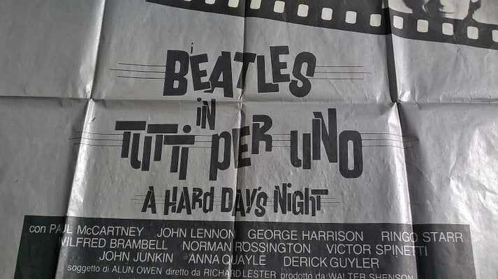 Italian 'A Hard Day's Night' Beatles Poster, 1982-EI-396265