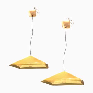 Italian Acrylic Light Pendants from IGuzzini, Set of 2-JJC-1334825