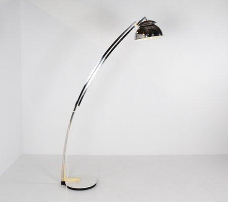 Italian Adjustable Arc Floor Lamp in Chrome by Goffredo Reggiani for Reggiani, 1970s-UQV-822508