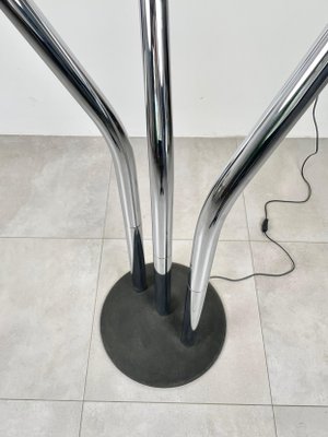 Italian Adjustable Floor Lamp in Chrome by Reggiani, 1970s-LYQ-1297042