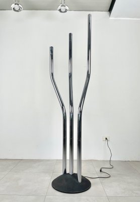 Italian Adjustable Floor Lamp in Chrome by Reggiani, 1970s-LYQ-1297042