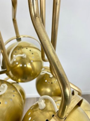 Italian Adjustable Lights Chandelier in Brass by Goffredo Reggiani, 1960s-LYQ-1171666