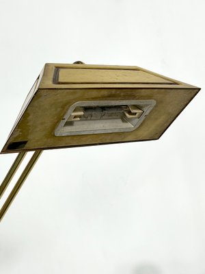 Italian Adjustable Solid Brass Floor Lamp, 1970s-OT-1298489