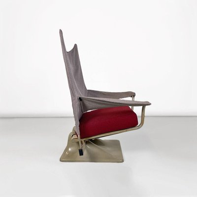 Italian AEO Armchair in Plastic and Fabric Steel by Paolo Deganello for Cassina, 1973-GDD-1770756