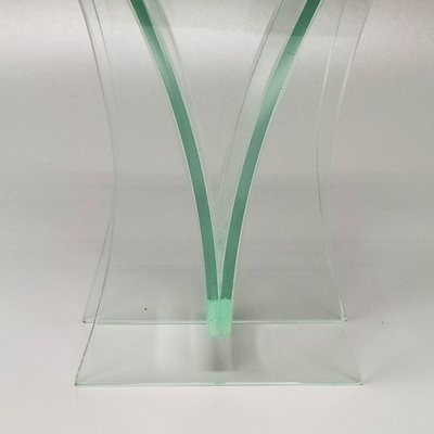 Italian Aquamarine Crystal Vase, 1960s-QGR-874389