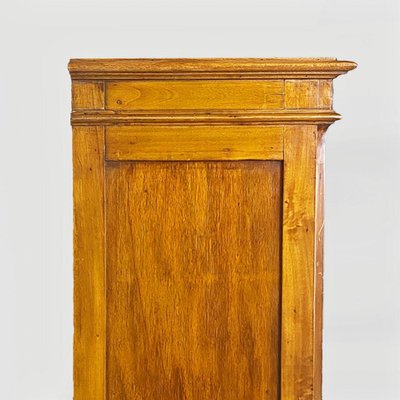 Italian Archive Cabinet in Walnut Wood and Brass Details, 1940s-GDD-1758579