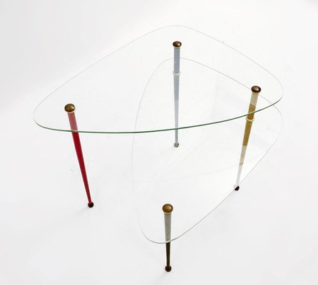 Italian Arlecchino Side Table by Edoardo Paoli for Vitrex, 1950s-NYF-2024141