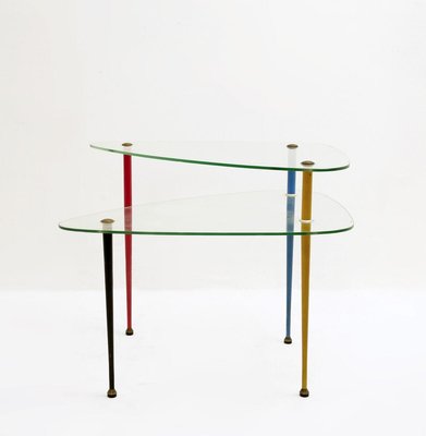 Italian Arlecchino Side Table by Edoardo Paoli for Vitrex, 1950s-NYF-2024141