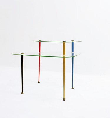 Italian Arlecchino Side Table by Edoardo Paoli for Vitrex, 1950s-NYF-2024141