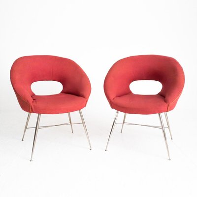 Italian Armchairs by Silvio Cavatolarta, 1950s, Set of 2-UPW-995350