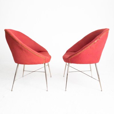 Italian Armchairs by Silvio Cavatolarta, 1950s, Set of 2-UPW-995350