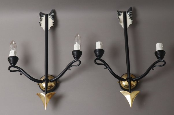 Italian Arrow and Arch Wall Light from Banci Firenze-ESB-1777932