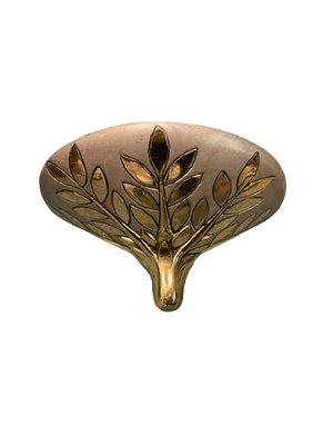 Italian Art Brass Single Sconce, 1970s-JJC-1424435