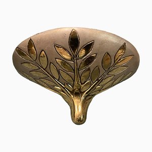 Italian Art Brass Single Sconce, 1970s-JJC-1424435