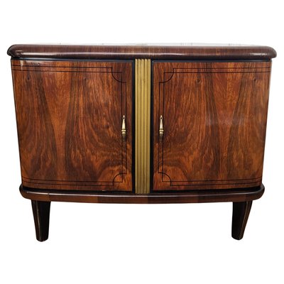 Italian Art Deco Bar Cabinet in Burr Walnut by Paolo Buffa, 1960s-EUP-2026629