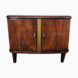 Italian Art Deco Bar Cabinet in Burr Walnut by Paolo Buffa, 1960s-EUP-2026629