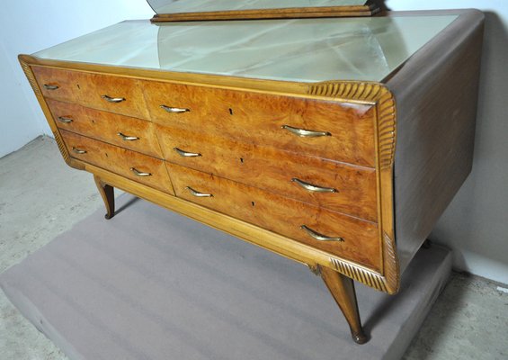 Italian Art Deco Chest of Drawers, 1930s-HPQ-1260969