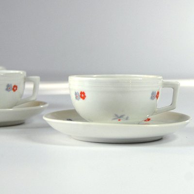 Italian Art Deco Coffee Service from Ginori, 1930s, Set of 12-GIW-1782137