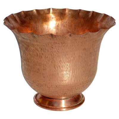 Italian Art Deco Copper Vase by Gio Ponti for Nino Ferrari, 1930s-KGD-864960