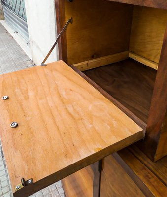 Italian Art Deco Credenza in Walnut-RAQ-1375092