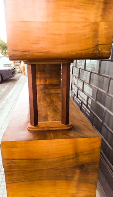 Italian Art Deco Credenza in Walnut-RAQ-1375092