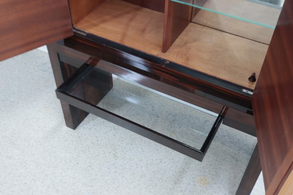 Italian Art Deco Ebony Wood Buffet, 1930s-ZQ-2021972