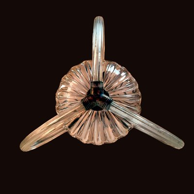 Italian Art Deco Murano Glass Ceiling Light by Ercole Barovier for Barovier & Toso, 1940s-HWV-900959