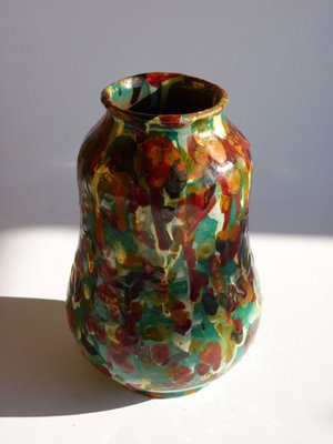 Italian Art Pottery Ceramic Abstract Vase, 1950s-GKB-836713