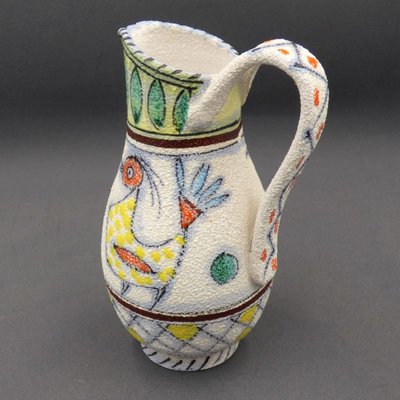 Italian Art Pottery Vase from Fratelli Fantullacci, Italy, 1950s-WK-1408662