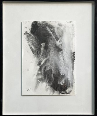 Italian Artist, Abstract Composition, Mixed Media on Paper, 1950s-1990s, Framed-GDD-1821589