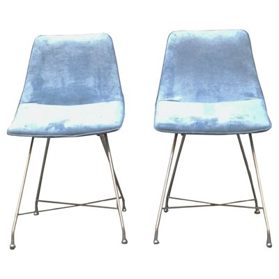 Italian Aster Chairs by Augusto Bozzi for Fratelli Saporiti, 1960s, Set of 2-YUW-2015486